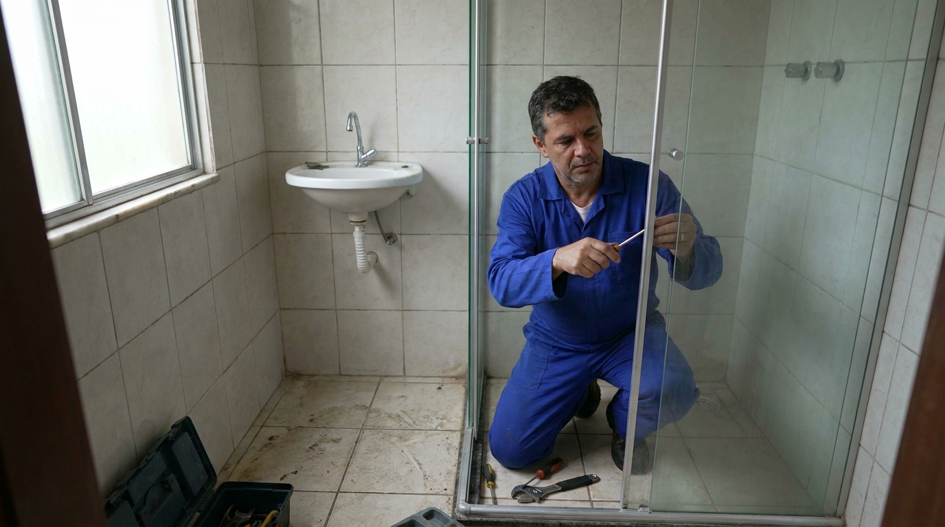 Troca de Roldanas e Trilhos em Teresina‑PI